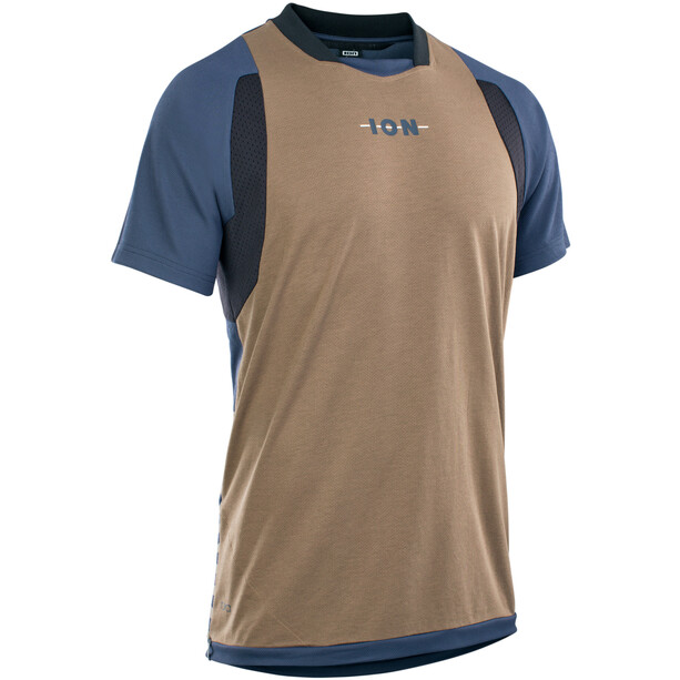 ION Scrub AMP T-Shirt Heren, beige/blauw