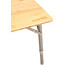 CAMPZ Table en bambou 60x60x40cm, marron
