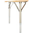 CAMPZ Utility Table en bambou 51x78x40, marron