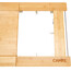 CAMPZ Utility Bambupöytä 51x78x40cm, ruskea