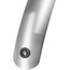 Curana CLite Spatbord 28" 55 mm, zilver