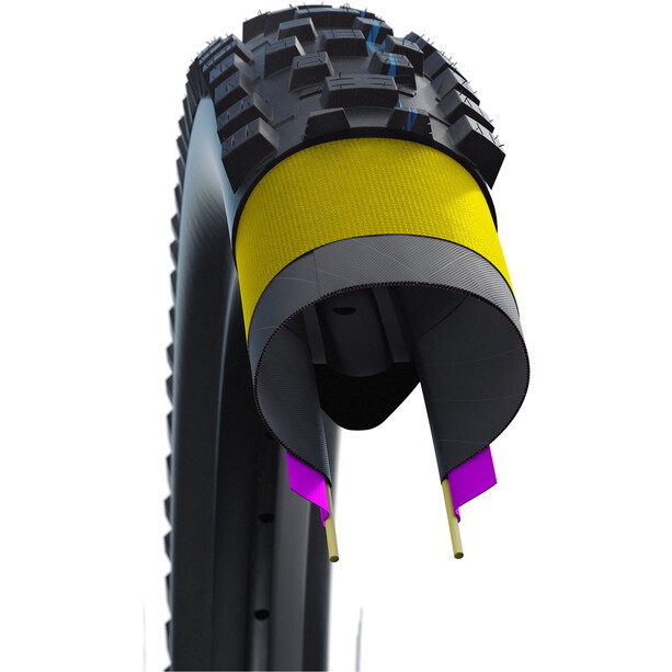 SCHWALBE Rocket Ron Super Ground Evolution Folding Tyre 27.5x2.80" TLE E-25 Addix Speedgrip black