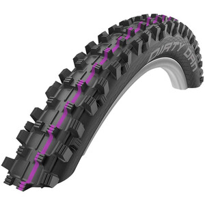SCHWALBE Dirty Dan Super Gravity Evolution Folding Tyre 27.5x2.35" TLE Addix Ultra Soft black