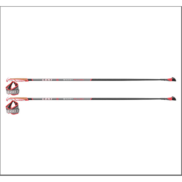 LEKI Smart Flash Walking Poles Smart Tip, negro/gris