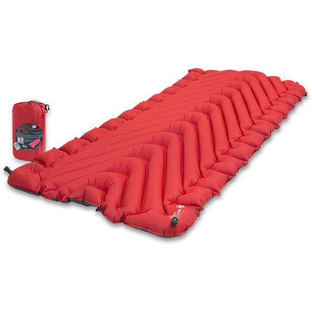 Klymit Insulated Static V Luxe Slaapmat, rood