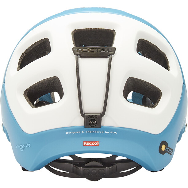 POC Tectal Race Spin Helmet basalt blue/hydrogen white matt