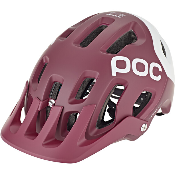POC Tectal Race Spin Helmet propylene red/hydrogen white matt