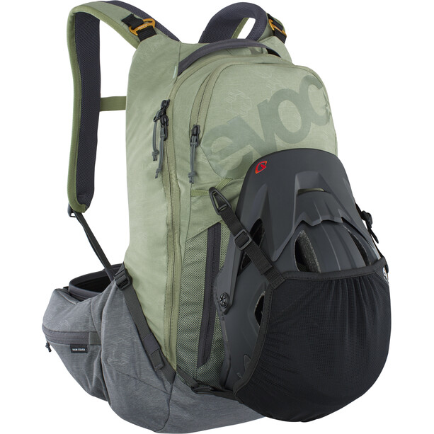 EVOC Trail Pro 16 Protector rygsæk, oliven