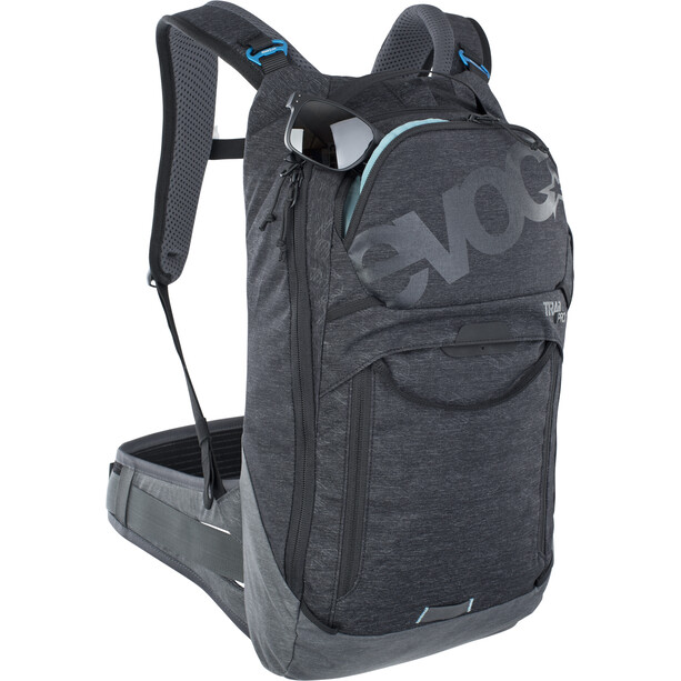 EVOC Trail Pro 10 Ryggsäck med ryggskydd grå