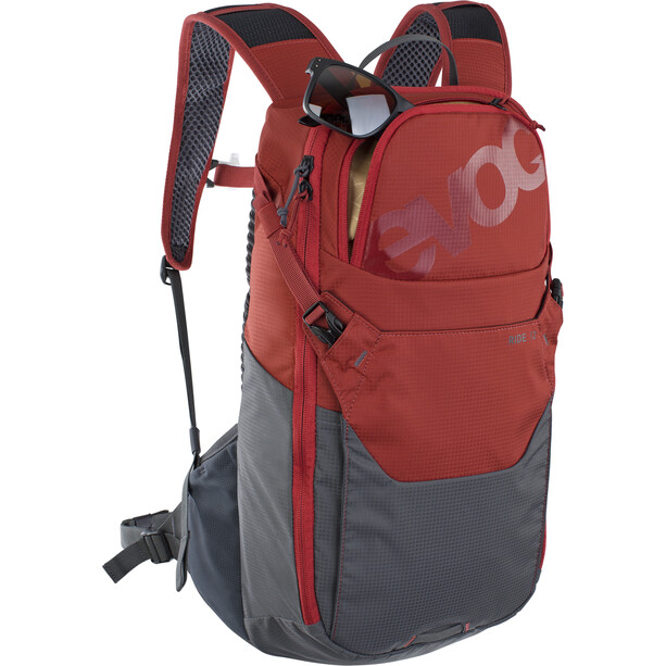 EVOC Ride 12 Backpack chili red/carbon grey