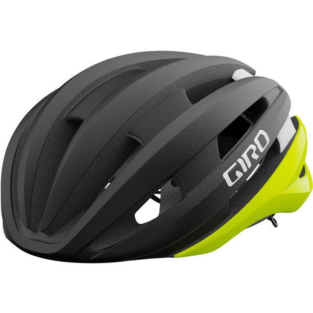 Giro Synthe Mips II Helmet matte black fade/highlight yellow