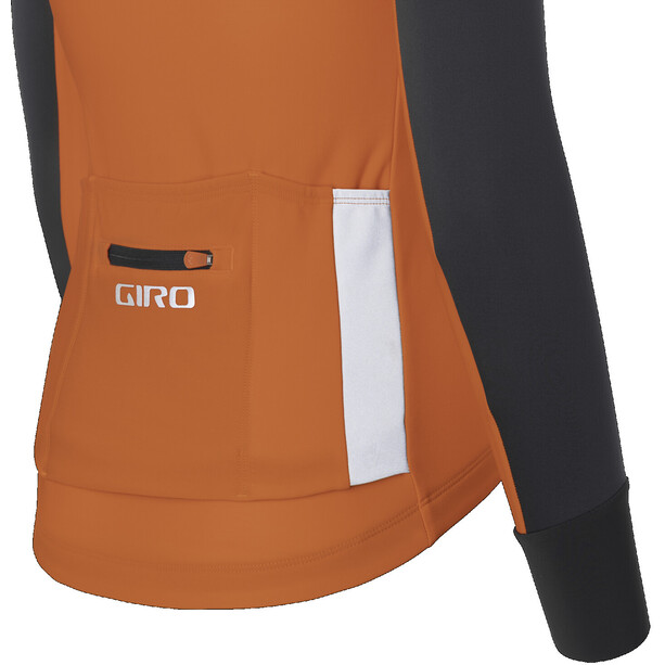Giro Chrono Pro Windbloc Langarm Trikot Damen grau/orange