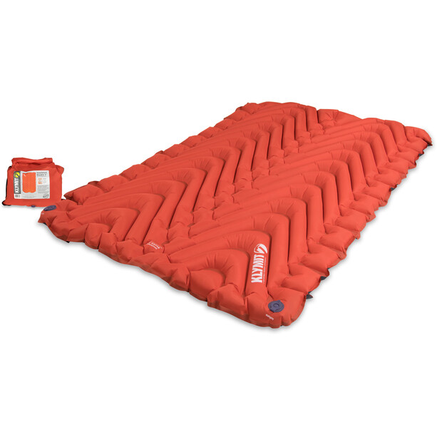 Klymit Insulated Double V Sleeping Pad orange