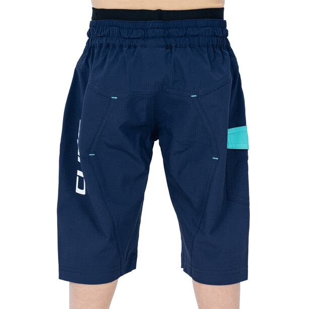 Cube Junior Baggy Shorts mit Innenhose Kinder blau