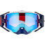 Leatt Velocity 6.5 Iriz Goggles mit Verspiegeltem Anti-Fog Glas blau