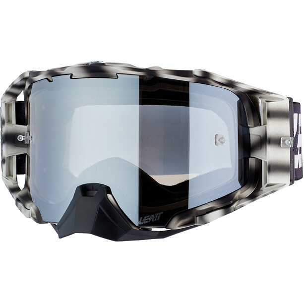 Leatt Velocity 6.5 Iriz Goggles met anti-condens lens, zwart/wit