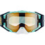 Leatt Velocity 6.5 Iriz Lunettes de protection avec verres miroir antibuée, beige/turquoise