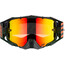 Leatt Velocity 6.5 Iriz Goggles mit Verspiegeltem Anti-Fog Glas rot/schwarz