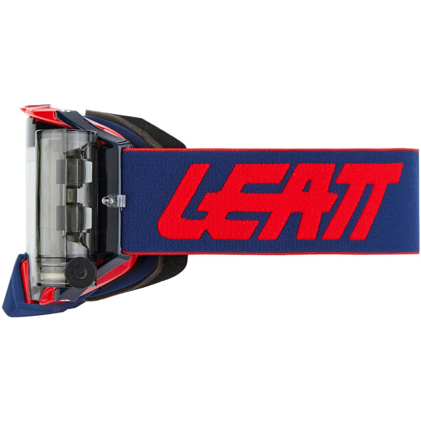 Leatt Velocity 6.5 Lunettes de protection avec système Roll-Off, bleu/rouge