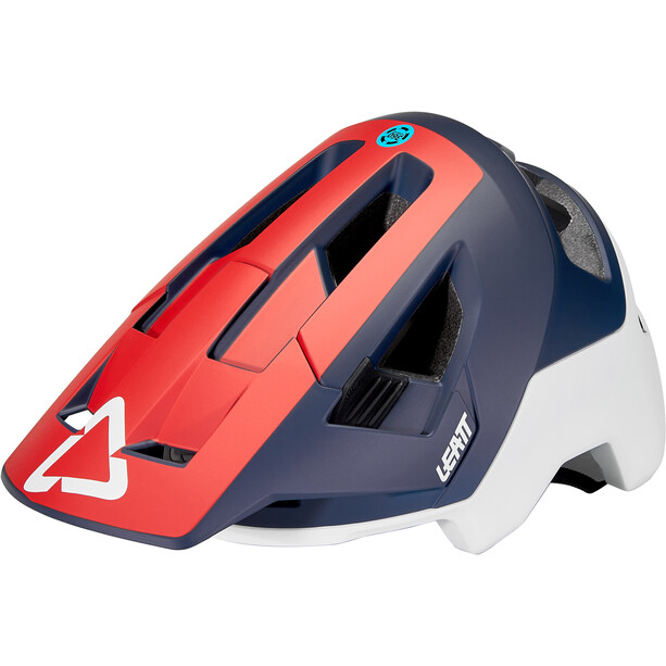 Leatt MTB 4.0 All Mountain Helm rot/blau