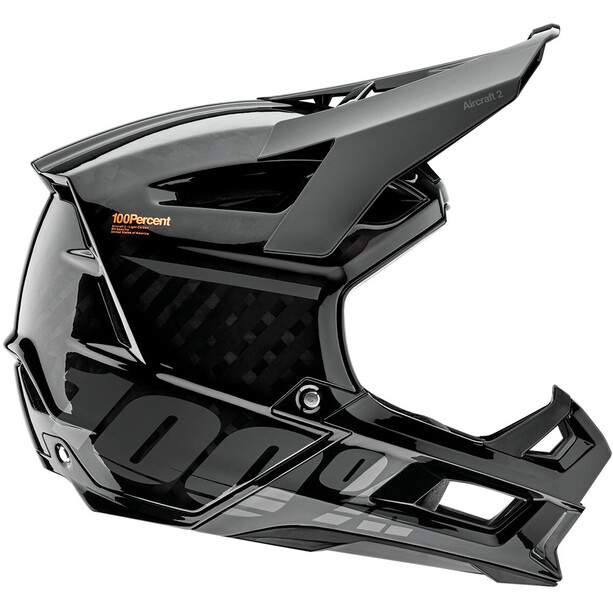 100% Aircraft DH Carbon Helmet, czarny