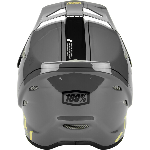 100% Status DH/BMX Helm grau/gelb