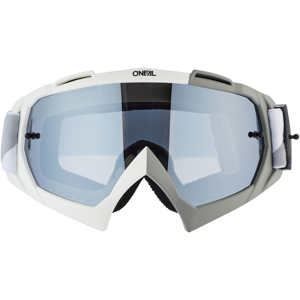 O'Neal B-10 Goggles twoface-white/gray-silver mirror
