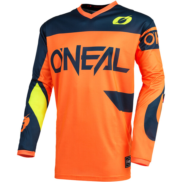 O'Neal Element Koszulka rowerowa z zamkiem błyskawicznym Mężczyźni, pomarańczowy/niebieski