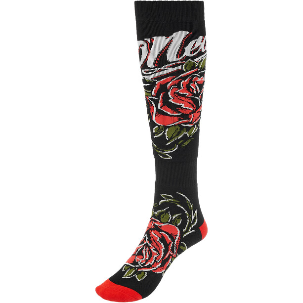 O'Neal Pro MX Socks roses-black/red