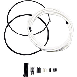 SRAM SlickWire Road/MTB Kit câble de changement de vitesse 1,1x2300mm, blanc