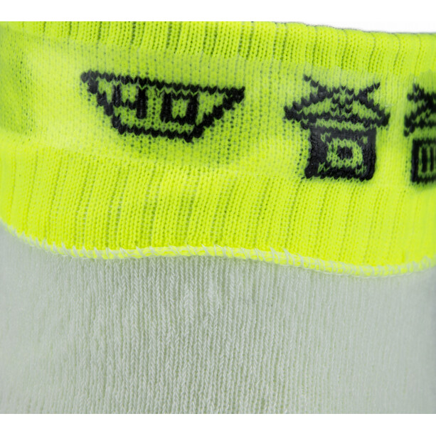 Sealskinz Waterproof Warm Weather Ankle Socks with Hydrostop neon yellow/black/white