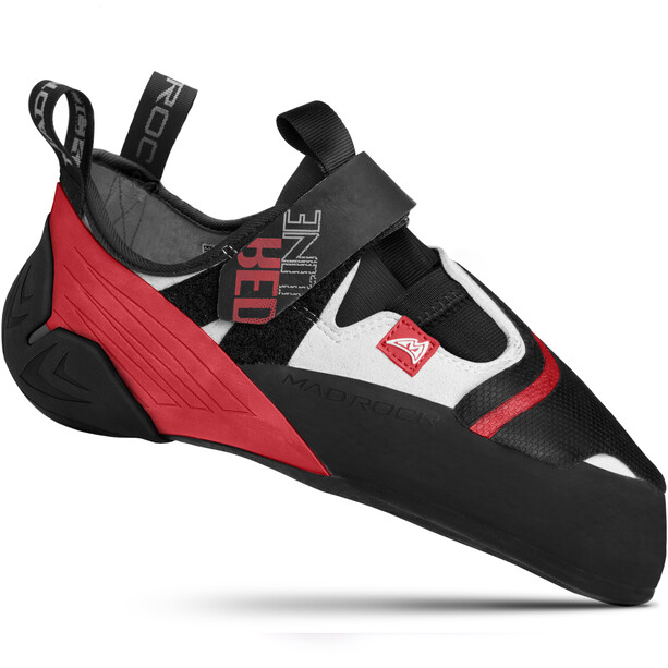 Mad Rock Redline Strap Chaussures d'escalade, noir/rouge