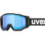 UVEX Athletic Colorvision Occiali A Maschera, nero/blu