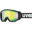 UVEX Athletic Colorvision Occiali A Maschera, nero/verde