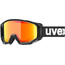 UVEX Athletic Colorvision Occiali A Maschera, nero/arancione