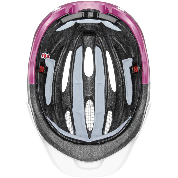 UVEX True Helmet, szary/różowy