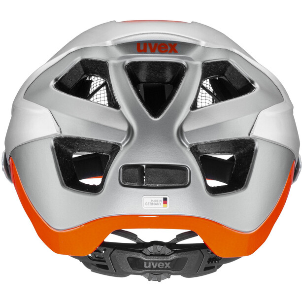 UVEX Quatro Integrale Helmet silver/orange matt