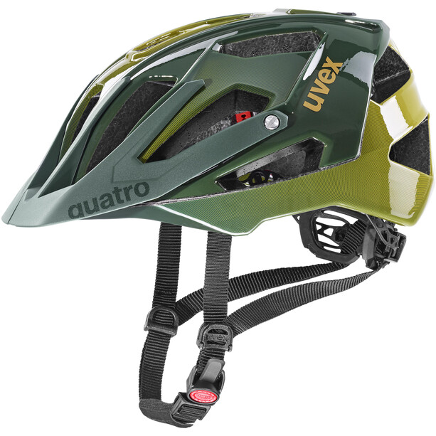 UVEX Quatro Helmet forest/mustard