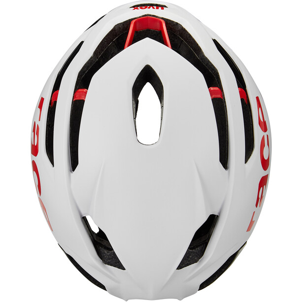 UVEX Race 9 Helm, wit/rood