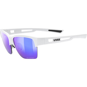 UVEX Sportstyle 805 Colorvision Lunettes, blanc/bleu