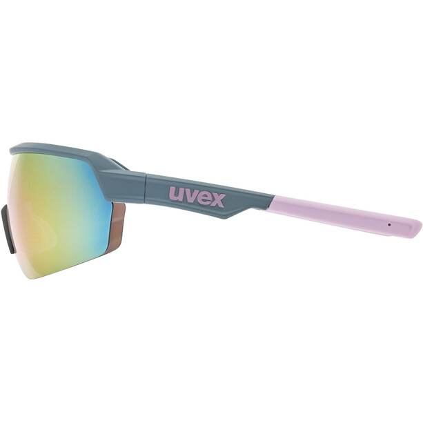 UVEX Sportstyle 227 Glasses grey/pink matt/mirror pink