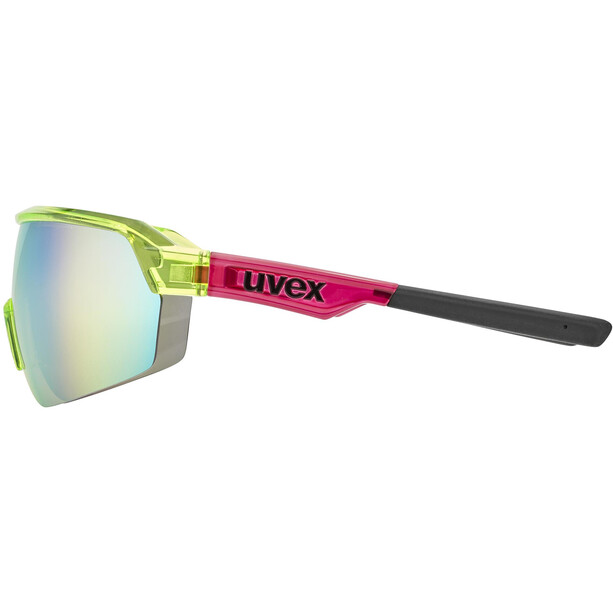 UVEX Sportstyle 227 Bril, geel/roze