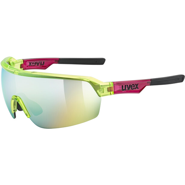 UVEX Sportstyle 227 Bril, geel/roze