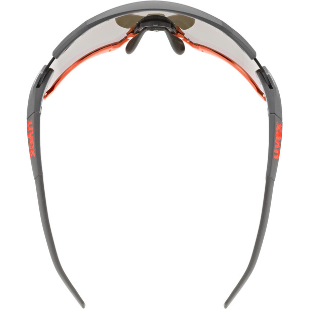 UVEX Sportstyle 228 Okulary, szary/pomarańczowy