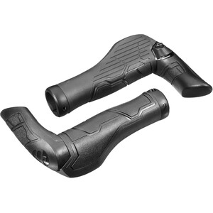 Cube Natural Fit All Terrain Grips with Bar Ends Medium black