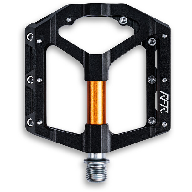 Cube RFR Flat SLT 2.0 Pedali, nero/arancione