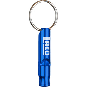 LACD Mini Emergency Sifflet keyholder, bleu bleu