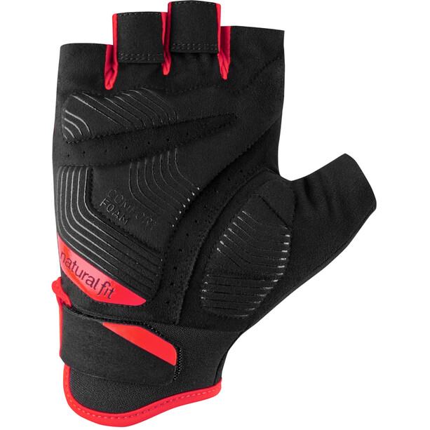 Cube X NF Korte vinger handschoenen, rood/zwart