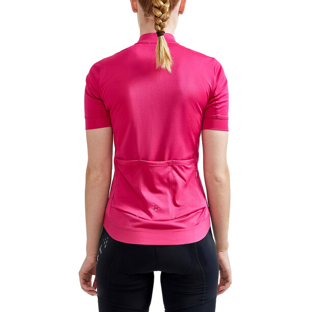 Craft Essence Koszulka rowerowa z zamkiem błyskawicznym Kobiety, różowy