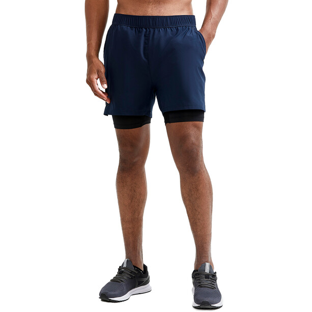 Craft ADV Charge 2-In-1 Stretch Shorts Heren, blauw